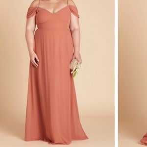 Birdy Grey Devin Convertible Chiffon Dress Terracotta bridesmaid/formal dress